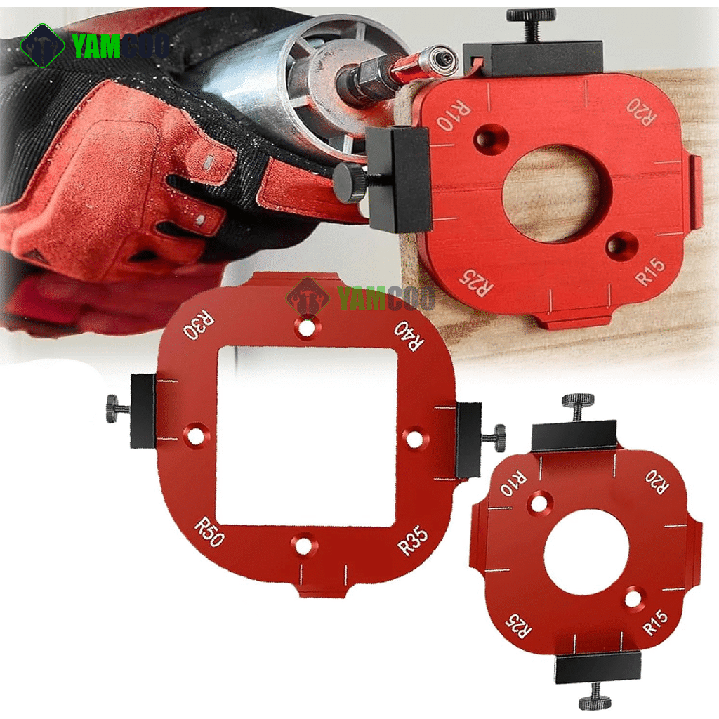 Gabarit de positionnement d’angle pour défonceuse R30-35-40-50 - Yamcoo