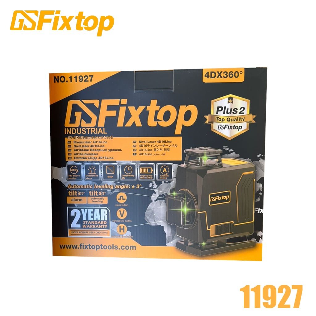 Niveau laser industriel 4D360°16Line GSFIXTOP 11927 – Yamcoo